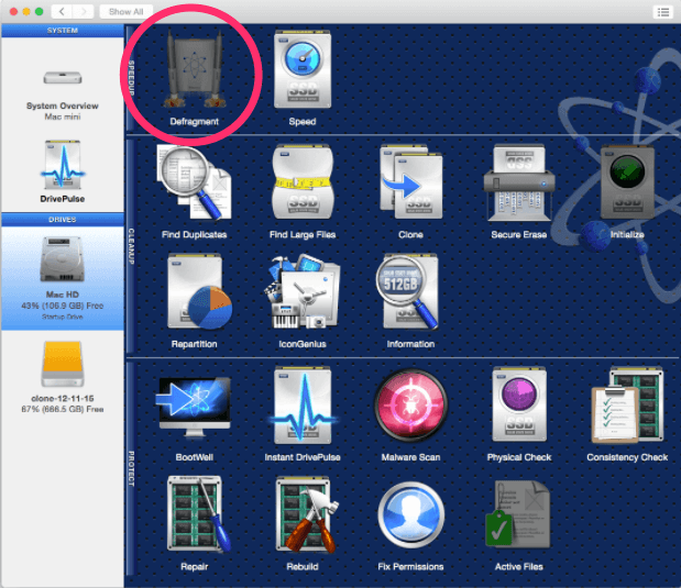 how to defrag macbook pro 2011