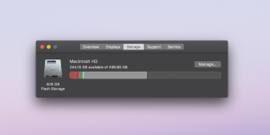 how to free up disk space on macbook air