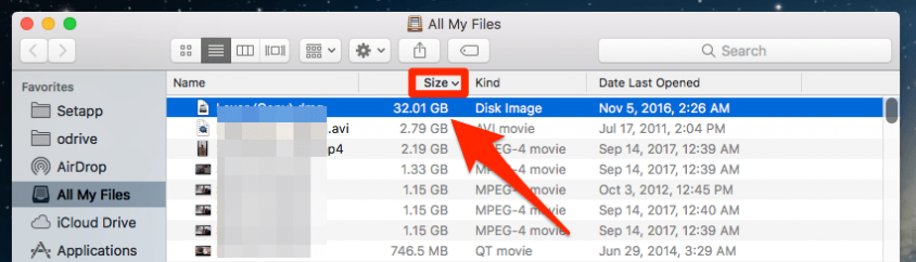 your disk is almost full macbook pro